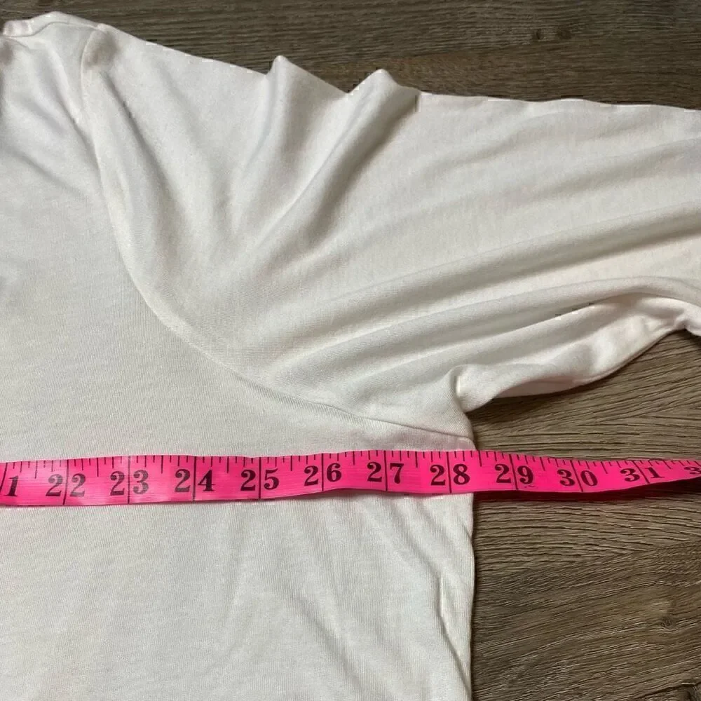 Torrid White Long Sleeve Tshirt Basic Top Tunic Size 4X Stretch Pristine Cond. - Picture 7 of 9